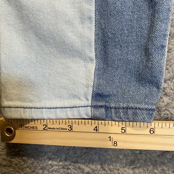 Hollister Ultra High Rise Mom Jeans Size‎ 9R Patchwork Vintage Stretch - Picture 8 of 11